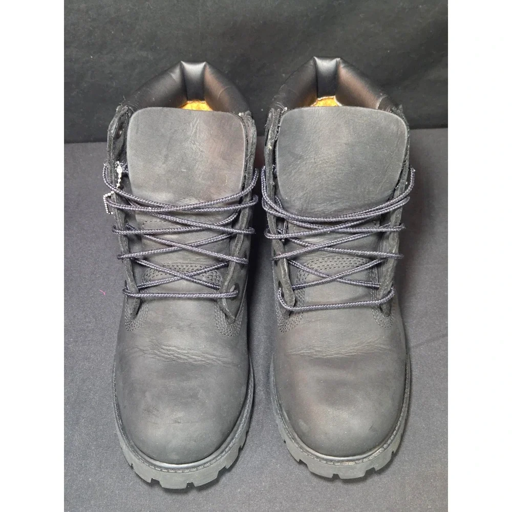 Timberland 6 Inch Premium Waterproof Boots Black Nubuck 12907 Mens 6‎ Womens 7.5